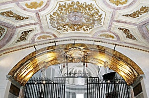Crypt in Neapolitan baroque. photo